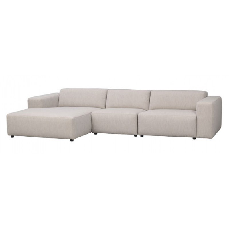 RO Willard 4-Seater L-Sofa Light Beige